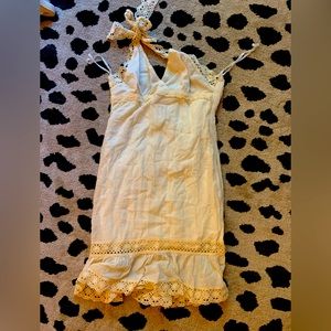 Cream colored sun dress